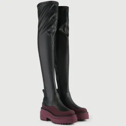 Femme Liu-Jo Bottes Rosie noir/rose