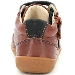 Discount Aster Bottillons en Cuir Piasap camel/marine