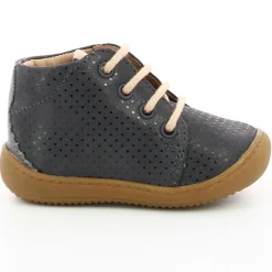 Aster Bottillons en Cuir Pistile gris foncé