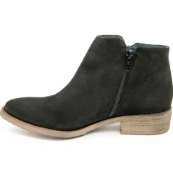 Femme Lab78 Bottines en Cuir noires