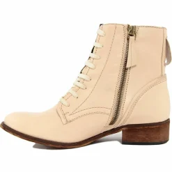 Femme Lab78 Bottines à lacets en Cuir marron