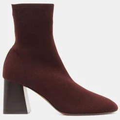 Femme Neous Bottines à Talon chocolat - Talon 7 cm