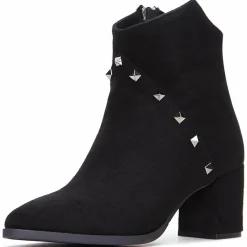 Femme Lab78 Bottines à talon Eden noires - Talon 6 cm