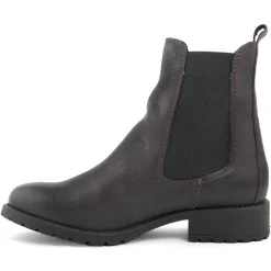 Femme Lab78 Bottines à talon en Cuir Marie gris foncé