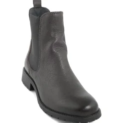 Femme Lab78 Bottines à talon en Cuir Marie gris foncé