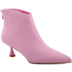 Femme Lab78 Bottines à talon Louise roses - Talon 5 cm