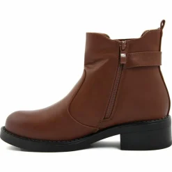 Femme Lab78 Bottines à talon marron - Talon 4 cm