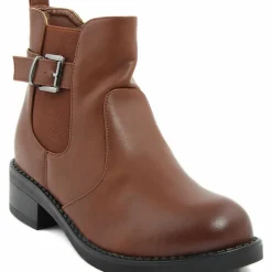Femme Lab78 Bottines à talon marron - Talon 4 cm