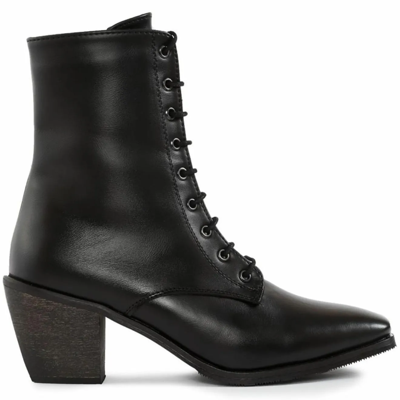 Femme Lab78 Bottines à talon noires - Talon 7 cm