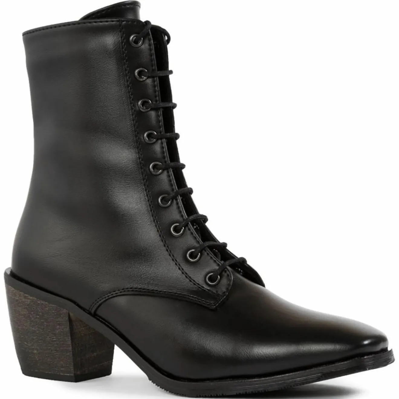 Femme Lab78 Bottines à talon noires - Talon 7 cm
