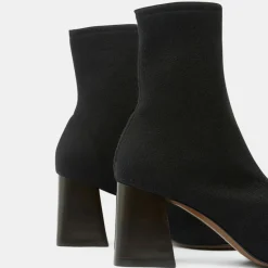 Hot Neous Bottines à Talon noires - Talon 7,5 cm