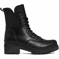 Online Lab78 Bottines à talon noires - Talon 4 cm