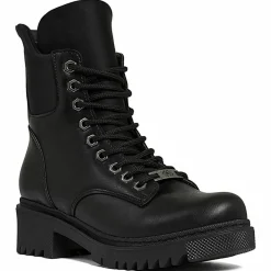 Online Lab78 Bottines à talon noires - Talon 4 cm