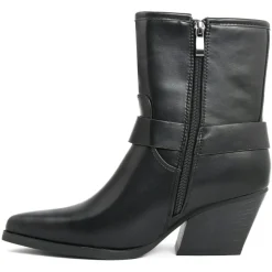 Best Lab78 Bottines à talon Pauline noires - Talon 7 cm