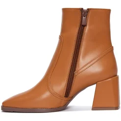 Femme Lab78 Bottines à talon Victoria cognac - Talon 7 cm