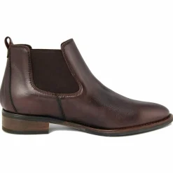 Femme Lab78 Bottines chelsea en Cuir marron foncé