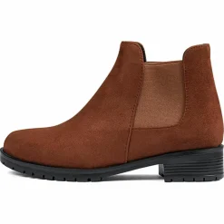 Femme Lab78 Bottines chelsea marron foncé