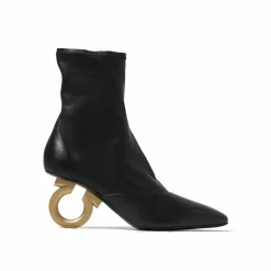 Femme Salvatore Ferragamo Bottines Elina noires