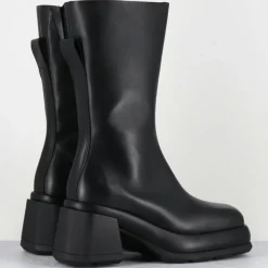 Femme E8 By Miista Bottines en Cuir & Textile cassia noires