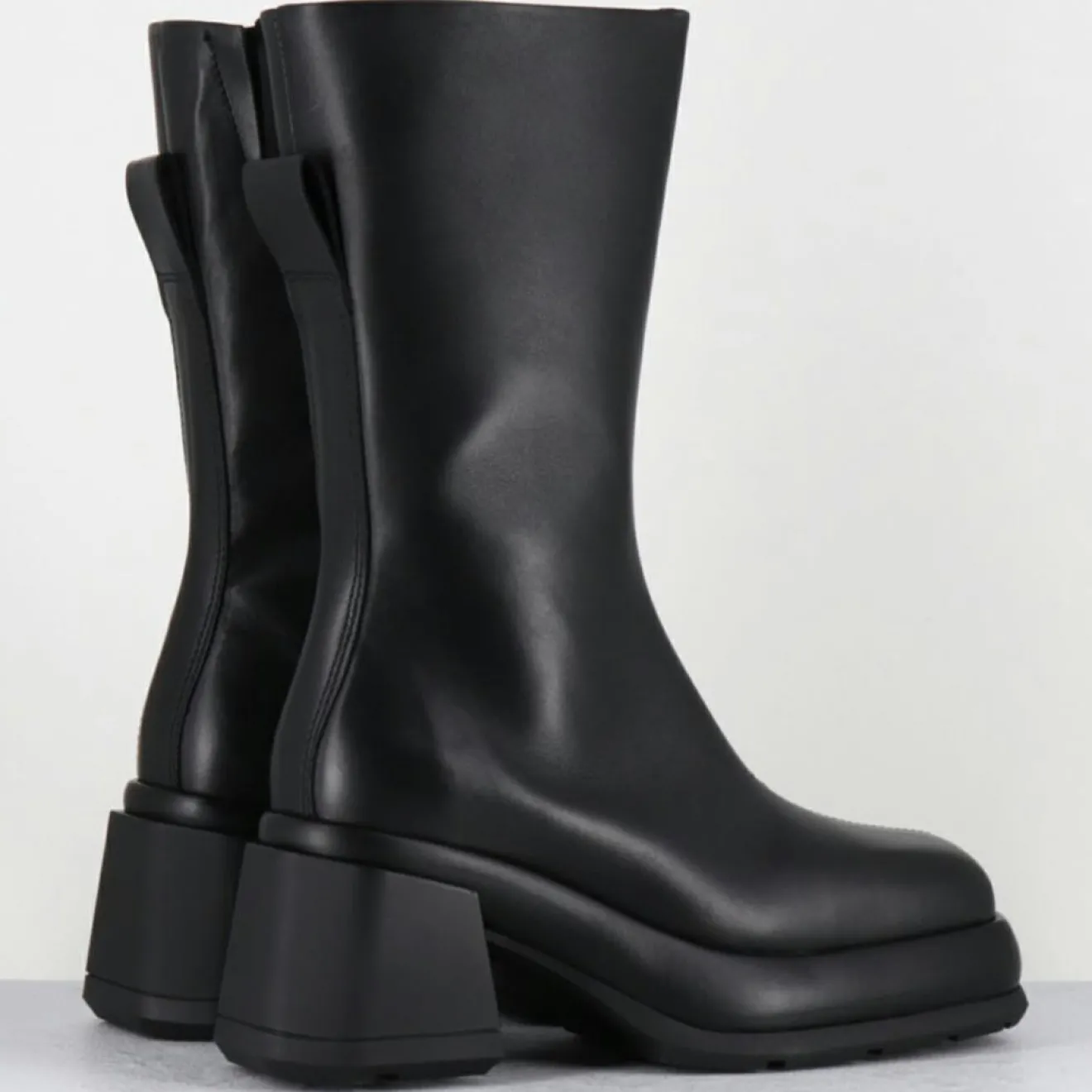 Femme E8 By Miista Bottines en Cuir & Textile cassia noires