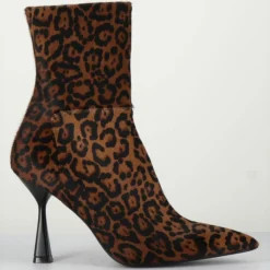 Rotta Bottines en Cuir Asia leopard - Talon 9.5 cm