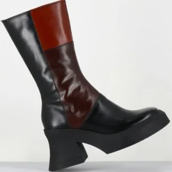 Outlet E8 By Miista Bottines en Cuir belinda marron - Talon : 10cm