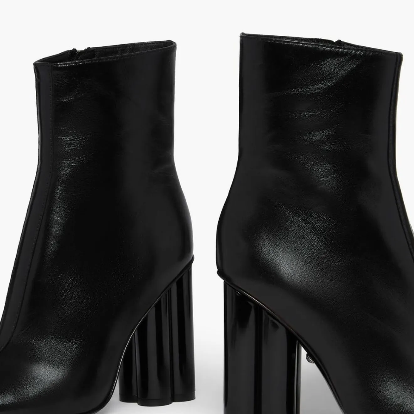Sonia Rykiel Bottines en Cuir Clover noires - Talon 10 cm