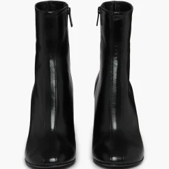 Sonia Rykiel Bottines en Cuir Clover noires - Talon 10 cm