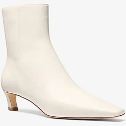 Femme Michael Kors Chaussures Bottines en Cuir Cosmo Kitten crèmes