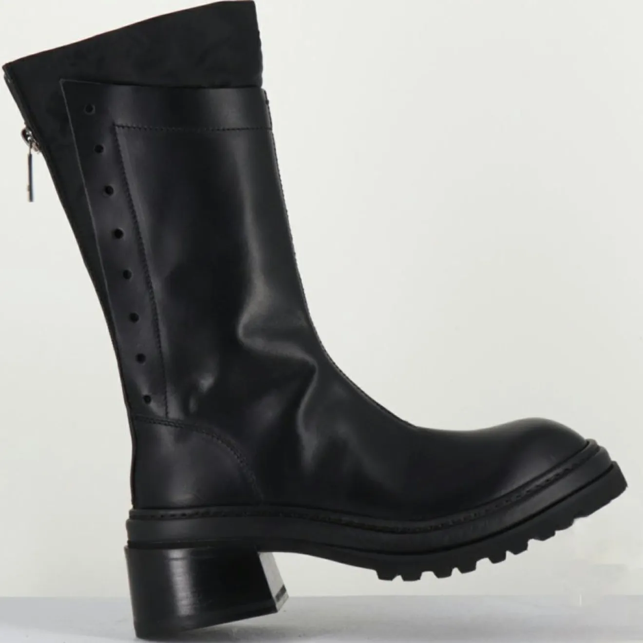 Sale Lemargo Bottines en Cuir es noires - Talon : 5cm