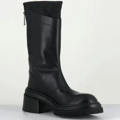 Sale Lemargo Bottines en Cuir es noires - Talon : 5cm