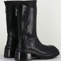 Sale Lemargo Bottines en Cuir es noires - Talon : 5cm