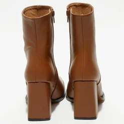 New Apologie Bottines en Cuir Lorina camel - Talon 8,5 cm