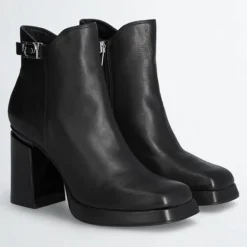 Best Liu-Jo Bottines en Cuir Nana noires - Talon 9 cm