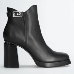Best Liu-Jo Bottines en Cuir Nana noires - Talon 9 cm