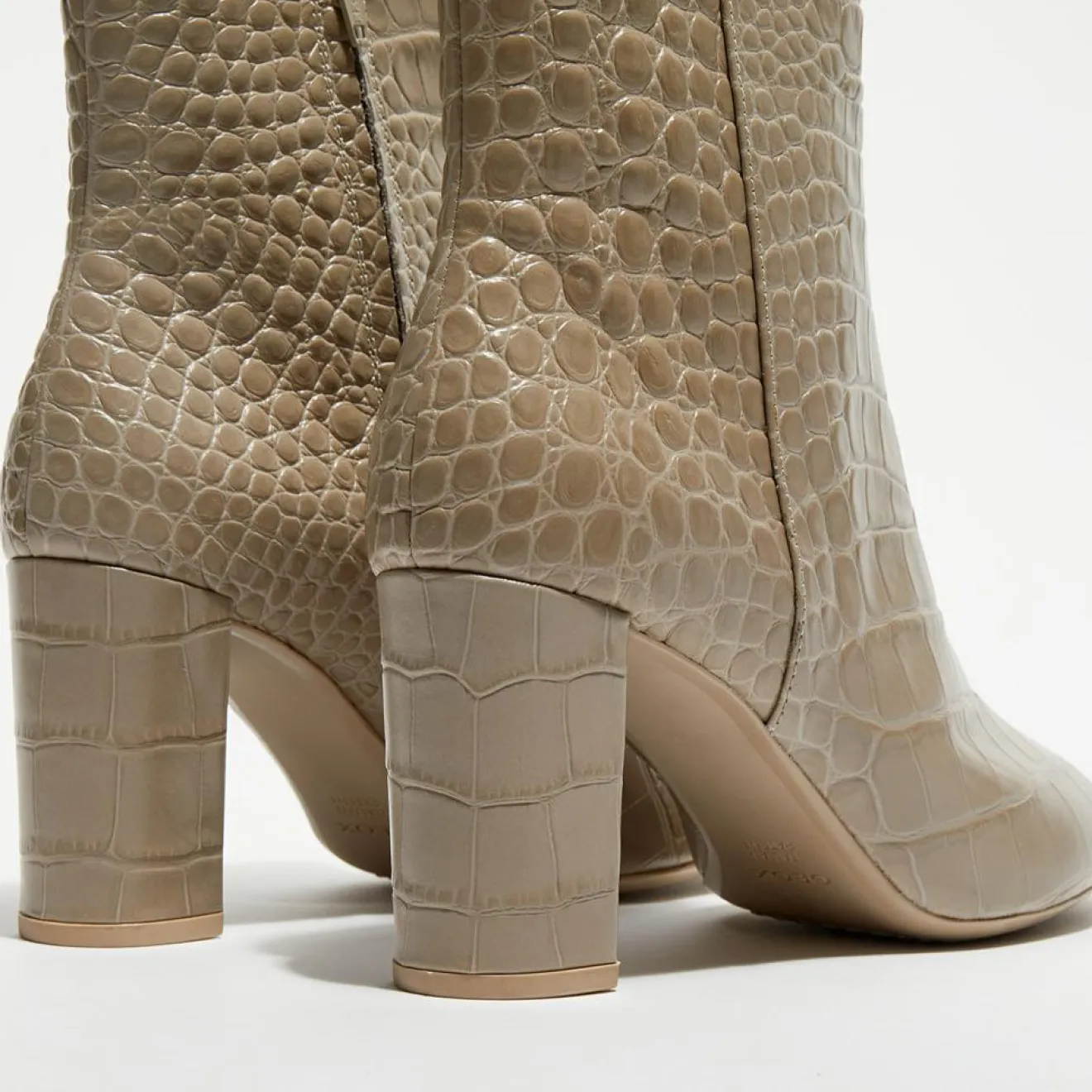 Best Geox Bottines en Cuir Pheby 80 sable - Talon 8 cm