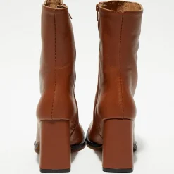 Femme Apologie Bottines en Cuir Romy terracotta - Talon 8,5 cm