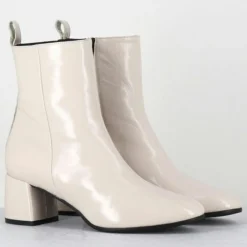 Garrice Bottines en Cuir samui lait