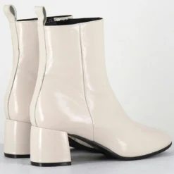 Garrice Bottines en Cuir samui lait