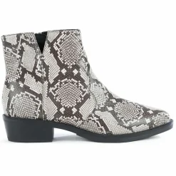 Geox Bottines en Cuir Teoclea beige/gris