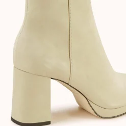 Best Cosmoparis Bottines en Velours de Cuir Zorine beiges - Talon 7 cm