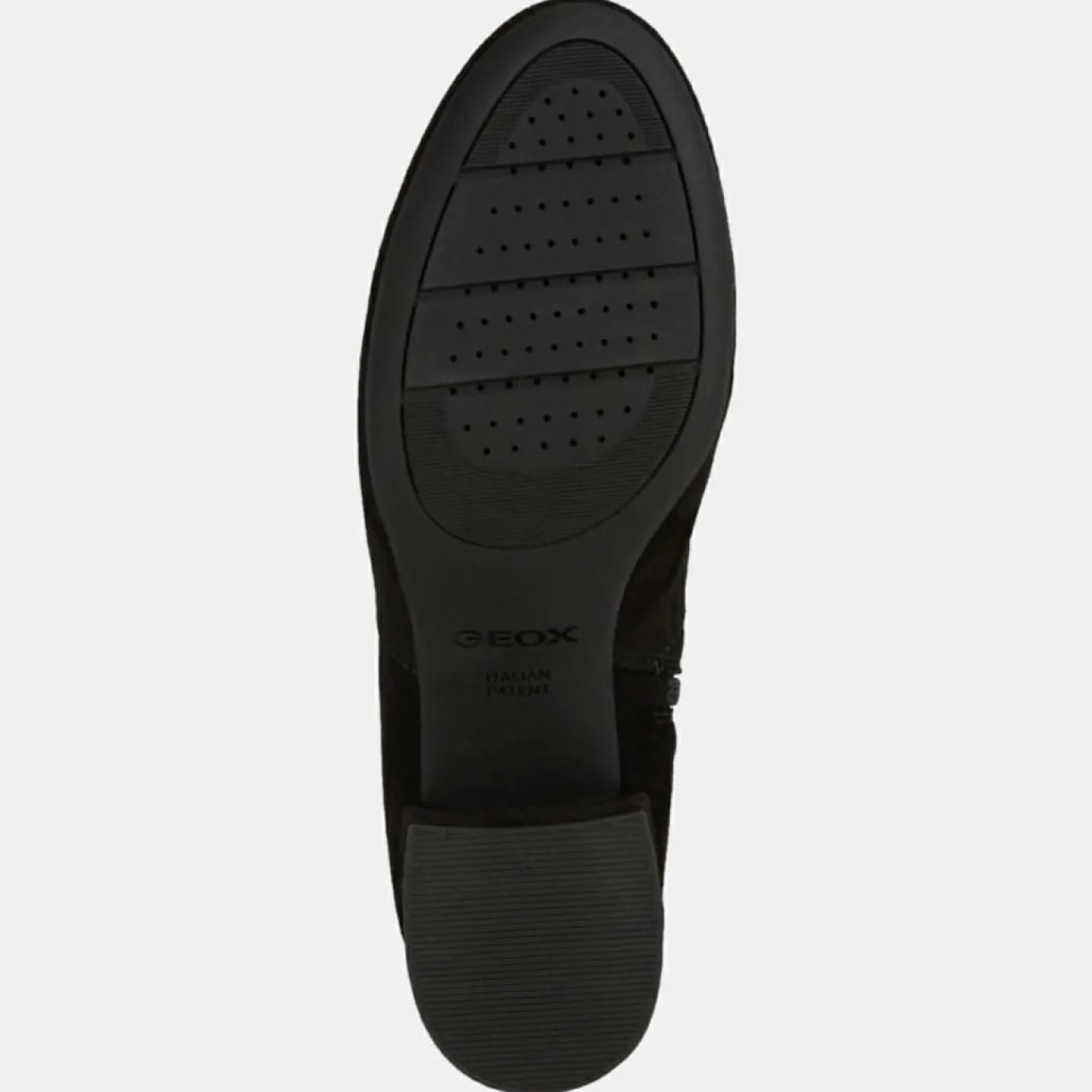 Femme Geox Bottines en Velours de Cuir Eleana noires