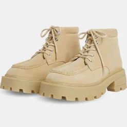 Discount Eytys Bottines en Velours de Cuir Tribeca beiges