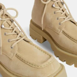 Discount Eytys Bottines en Velours de Cuir Tribeca beiges