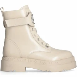 Femme Liu-Jo Bottines Love en Cuir beiges