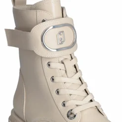 Femme Liu-Jo Bottines Love en Cuir beiges