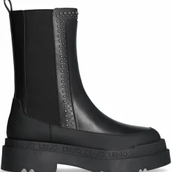 Outlet Liu-Jo Bottines Love en Cuir noires