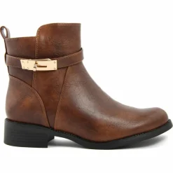 Lab78 Bottines plates camel