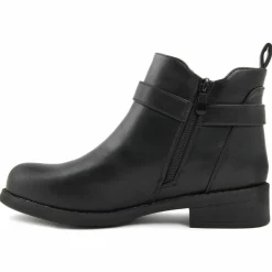 Hot Lab78 Bottines plates noires