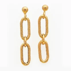 Femme By Rafaella Boucles d'oreilles Aurora en Argent doré